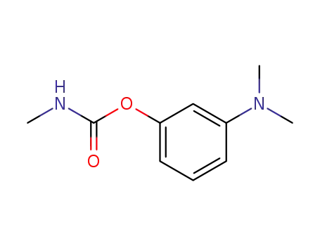 Molecular Structure of 2631-39-2 (3-(dimethylamino)phenyl methylcarbamate)
