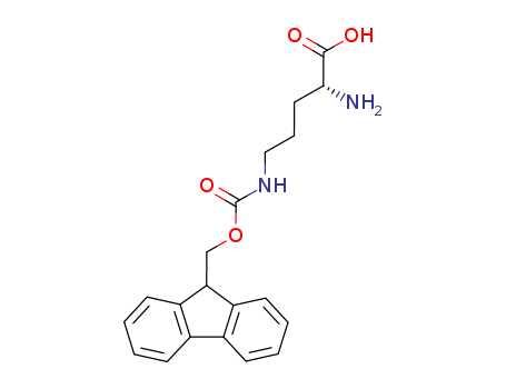 D-Ornithine,N5-[(9H-fluoren-9-ylmethoxy)carbonyl]-
