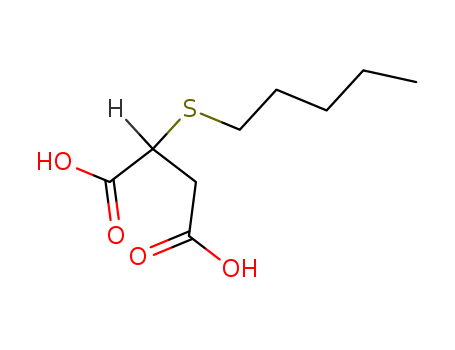 Butanedioic acid,2-(pentylthio)- cas  5413-66-1