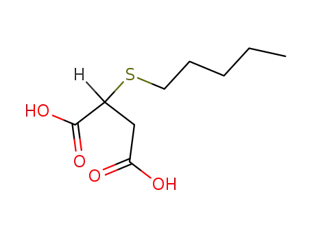 butanedioic acid, 2-(pentylthio)-, (2R)-