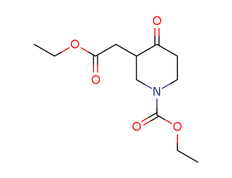 1-(Ethoxycarbonyl)-4-oxo-3-piperidineacetic acid ethyl ester
