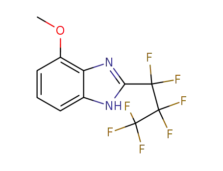 2-heptafluoropropyl-4-methoxy-1(3)<i>H</i>-benzimidazole