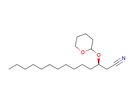 (R)-3-[tetrahydropyran-2-yl-oxy]-tetradecanenitrile