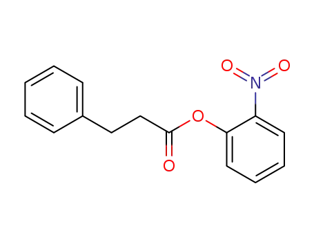 Molecular Structure of 40123-51-1 (2-Nitrophenyl 3-phenylpropanoate)