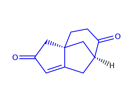 Molecular Structure of 479638-06-7 (3H-3a,7-Methanoazulene-2,6-dione,4,5,7,8-tetrahydro-,(3aS,7R)-(9CI))