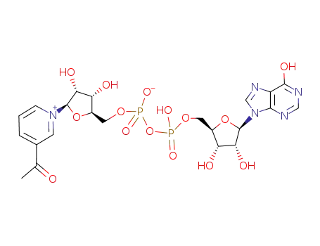 Molecular Structure of 4002-09-9 (3-ACETYLPYRIDINE HYPOXANTHINE DINUCLEOTIDE)