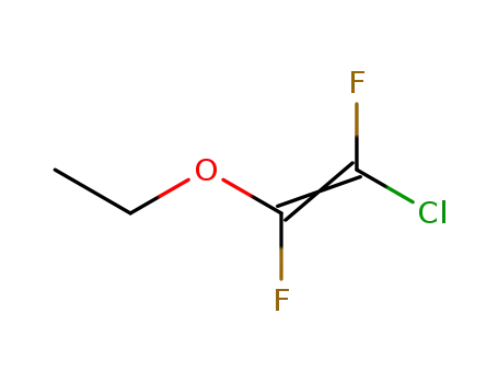 Molecular Structure of 401-54-7 (1-Chloro-2-ethoxy-1,2-difluoroethene)