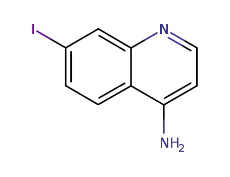 Molecular Structure of 40107-16-2 (4-AMINO-7-IODOQUINOLINE)