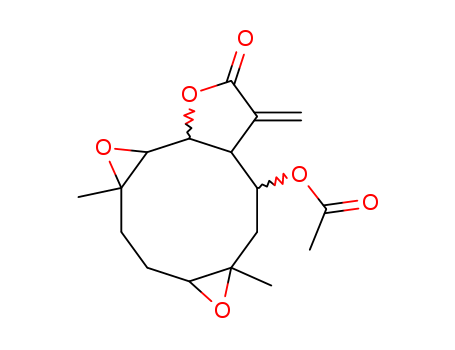 Bisoxireno[5,6:9,10]cyclodeca[1,2-b]furan-3(1bH)-one,5-(acetyloxy)decahydro-6a,9a-dimethyl-4-methylene-,(1aR,1bS,4aR,5R,6aR,7aR,9aR)- (9CI)