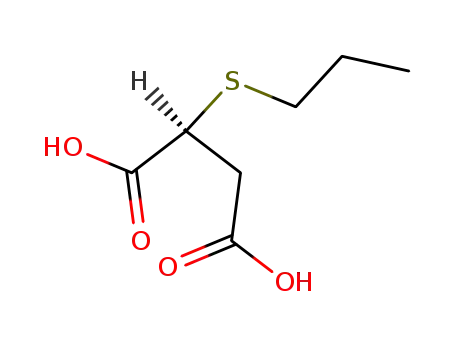butanedioic acid, 2-(propylthio)-, (2R)-