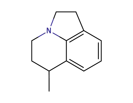 Molecular Structure of 40135-93-1 (1,2,5,6-Tetrahydro-6-methyl-4H-pyrrolo[3,2,1-ij]quinoline)