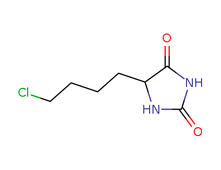 2,4-Imidazolidinedione,5-(4-chlorobutyl)- cas  40126-55-4