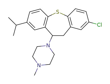 1-(2-chloro-8-isopropyl-10,11-dihydrodibenzo[b,f]thiepin-10-yl)-4-methylpiperazine