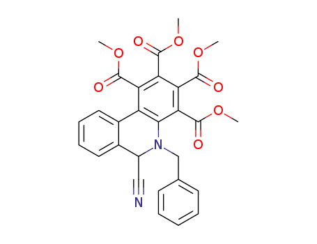6-시아노-5,6-디히드로-5-(페닐메틸)-1,2,3,4-페난트리딘테트라카르복실산 테트라메틸 에스테르