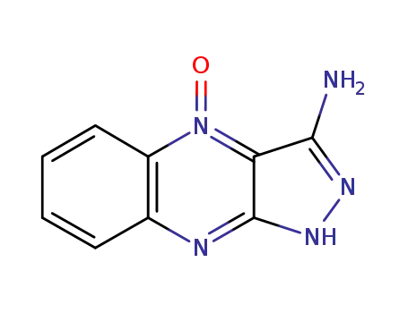 3-amino-1H-pyrazolo<3,4-b>quinoxaline 4-oxide
