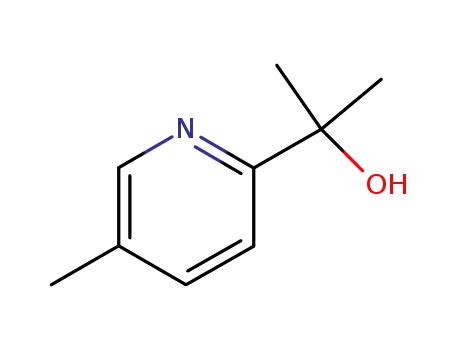Molecular Structure of 40472-51-3 (2-(5-Methylpyridin-2-yl)propan-2-ol)