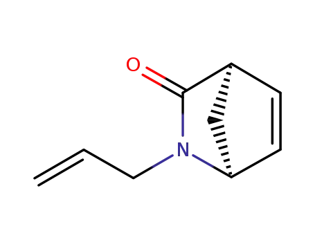 Molecular Structure of 406218-20-0 (2-Azabicyclo[2.2.1]hept-5-en-3-one,2-(2-propenyl)-,(1S,4R)-(9CI))