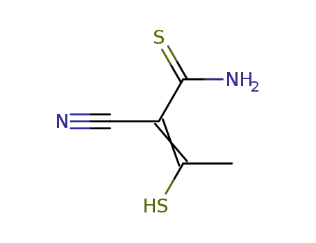 2-Butenethioamide,  2-cyano-3-mercapto-