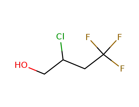 Molecular Structure of 354999-81-8 (2-chloro-4,4,4-trifluorobutan-1-ol)