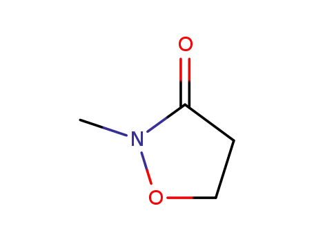 Molecular Structure of 40784-12-1 (2-methyl-1,2-oxazolidin-3-one)