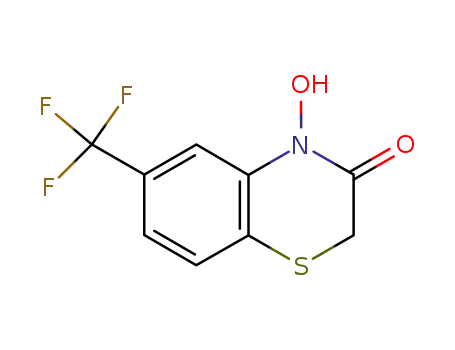 Molecular Structure of 4875-01-8 (4-Hydroxy-6-trifluoromethyl-2H-1,4-benzothiazin-3(4H)-one)