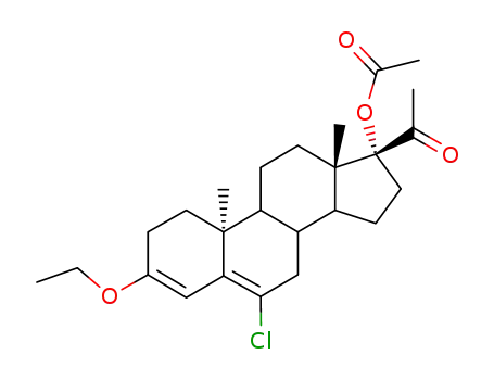 17-アセトキシ-6-クロロ-3-エトキシプレグナ-3,5-ジエン-20-オン
