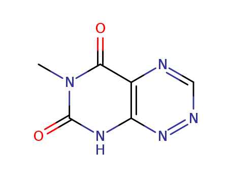 Pyrimido[5,4-e]-1,2,4-triazine-5,7(6H,8H)-dione,6-methyl-