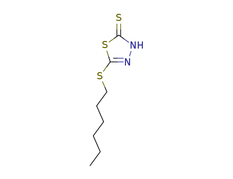 1,3,4-Thiadiazole-2(3H)-thione,5-(hexylthio)-