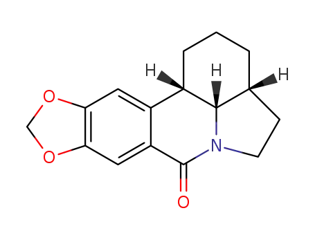 1,2,3,3a-cis,4,5,12b-cis,12c-cis-Octahydro-7H-<1,3>dioxolo<4,5-j>pyrrolo<3,2,1-de>phenanthridin-7-one
