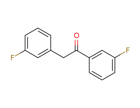 Molecular Structure of 40281-51-4 (1,2-Bis(3-fluorophenyl)ethanone)