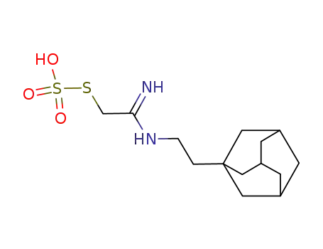 Thiosulfuric acid hydrogen S-[2-[2-(adamantan-1-yl)ethylamino]-2-iminoethyl] ester