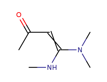 Molecular Structure of 40347-20-4 (4-(Dimethylamino)-4-(methylamino)-3-buten-2-one)