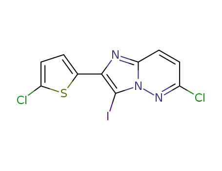 6-chloro-3-iodo-2-(5-chlorothien-2-yl)imidazo[1,2-b]pyridazine