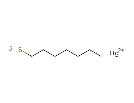 bis(n-heptanethiolato)mercury(II)