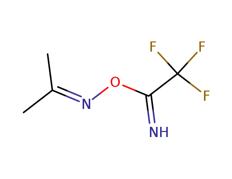 Molecular Structure of 4078-18-6 (N-{[(1Z)-2,2,2-trifluoroethanimidoyl]oxy}propan-2-imine)