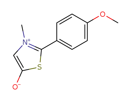 2-(4-メトキシフェニル)-3-メチルチアゾール-3-イウム-5-オラート