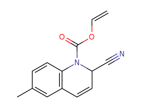 1(2H)-Quinolinecarboxylicacid, 2-cyano-6-methyl-, ethenyl ester cas  40448-81-5