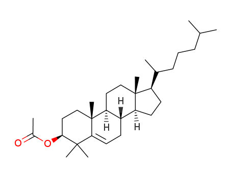 Cholest-5-en-3-ol,4,4-dimethyl-, acetate, (3b)- (9CI) cas  4057-03-8