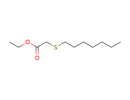Acetic acid,2-(heptylthio)-, ethyl ester cas  40814-21-9
