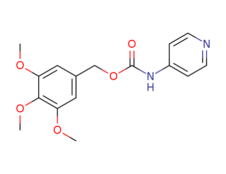 4-Pyridinecarbamic acid, 3,4,5-trimethoxybenzyl ester