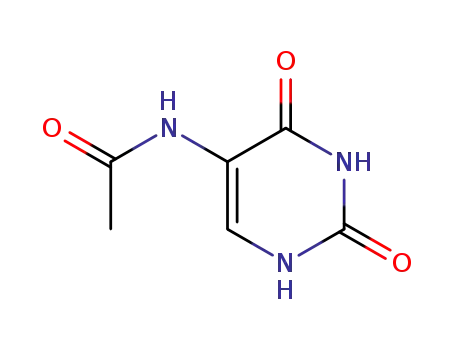 Molecular Structure of 40769-79-7 (N-(2,4-dioxo-1,2,3,4-tetrahydro-pyrimidin-5-yl)-acetamide)