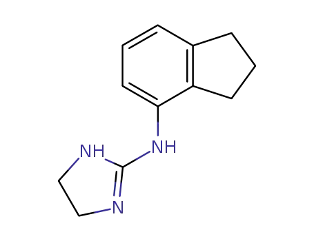 Molecular Structure of 40507-78-6 ((4,5-DIHYDRO-1H-IMIDAZOL-2-YL)-4-INDANYLAMINE)