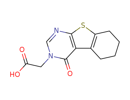 (4-OXO-5,6,7,8-TETRAHYDRO-4 H-BENZO[4,5]THIENO[2,3-D ]PYRIMIDIN-3-YL)-ACETIC ACID