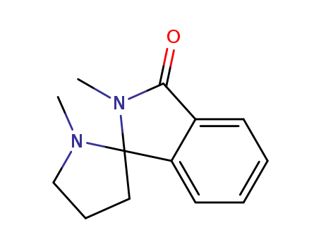 spiro-<(N-methylpyrrolidine)-2,3'-(2'-methyl-1'-oxo-indoline)>