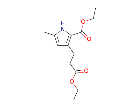3-(2-Ethoxycarbonyl-ethyl)-5-methyl-1H-pyrrole-2-carboxylic acid ethyl ester