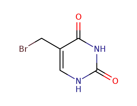 2,4 (1H, 3H)-피리 미딘 디온, 5- (브로 모 메틸)-, 삼중 수소 (9CI)로 표지 됨