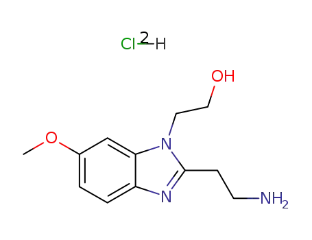 2-(2-aminoethyl)-1-(2-hydroxyethyl)-6-methoxybenzimidazole dihydrochloride