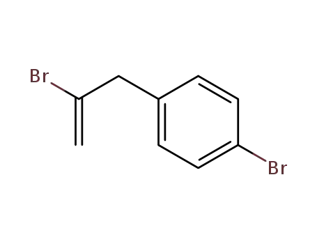 Molecular Structure of 91391-61-6 (2-Bromo-3-(4-bromophenyl)prop-1-ene)
