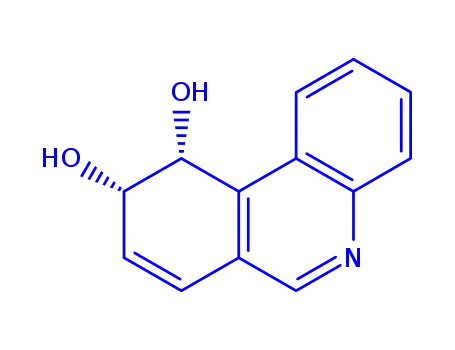 Molecular Structure of 404875-23-6 (9,10-Phenanthridinediol, 9,10-dihydro- (9CI))