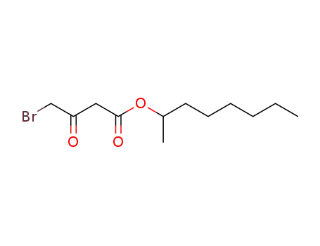 Molecular Structure of 40529-35-9 (2-octyl-gamma-bromoacetoacetate)